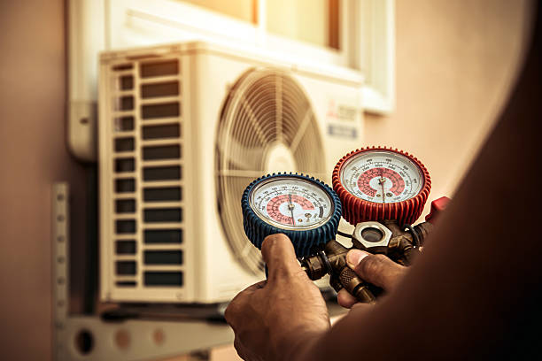 Professional Hvac Maintenance technician working in Twin Lakes, VA